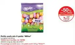 Monoprix Petits aufs mix 5 goûts Milka offre