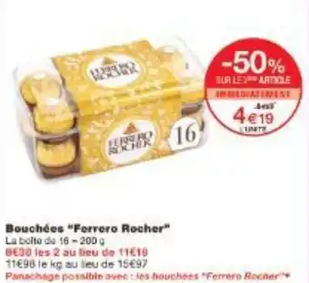 Monoprix Bouchées Forrero Rocher offre