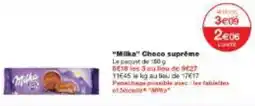 Monoprix Milka Choco suprême offre