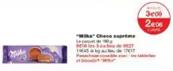 Monoprix Milka Choco suprême offre