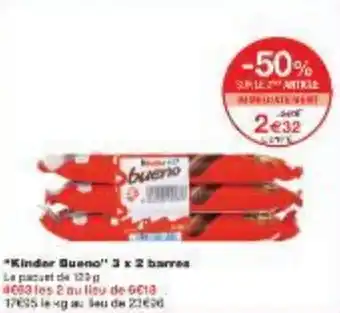 Monoprix Kinder bueno offre