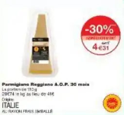 Monoprix Parmigiano Reggiano offre