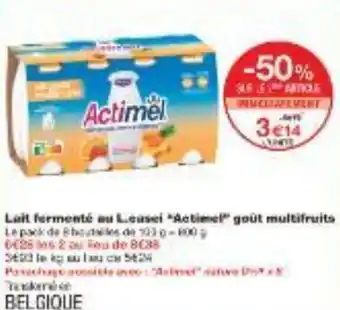 Monoprix Actimel offre