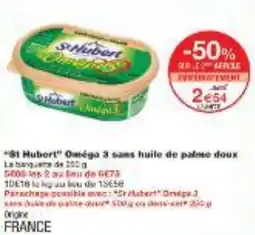 Monoprix St Hubert Oméga 3 sans huile de palme doux offre