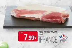 Match Porc : poitrine demi-sel offre