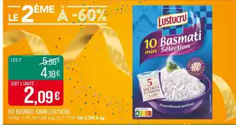 Match Lustucru Riz Basmati 10min offre