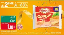 Match Président Fromage fondu offre