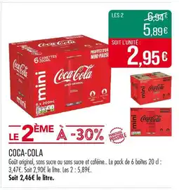 Match Coca-Cola offre