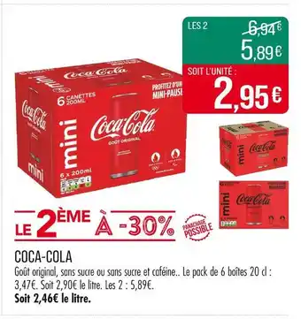 Match Coca-Cola offre