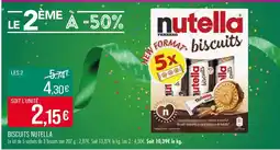 Match Nutella Biscuits offre