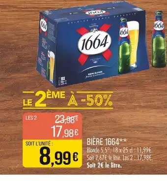 Match 1664 Bière offre