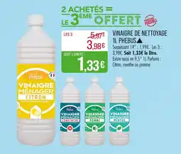 Match Phebus Vinaigre de Nettoyage 1L offre