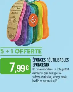 Match Epongenio Éponges réutilisables offre