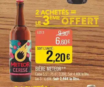 Match Meteor Bière offre