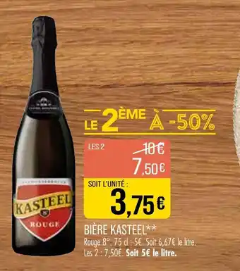 Match Kasteel Bière offre