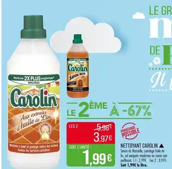 Match Carolin Nettoyant ▲ offre