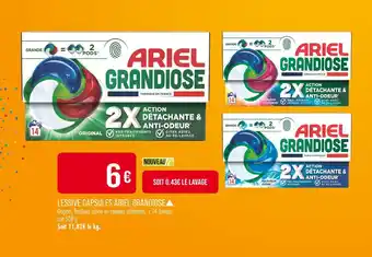 Match Ariel Lessive capsules grandiose▲ offre