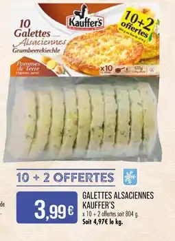 Match Kauffer's Galettes Alsaciennes offre