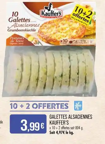 Match Kauffer's Galettes Alsaciennes offre