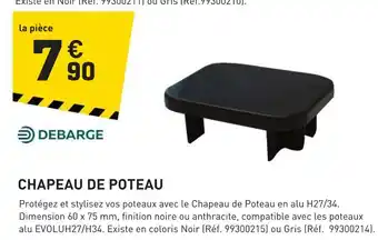 Tout faire matériaux DEBARGE Chapeau de poteau offre