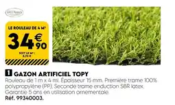 Tout faire matériaux GREENWOOD Gazon artificiel topy offre