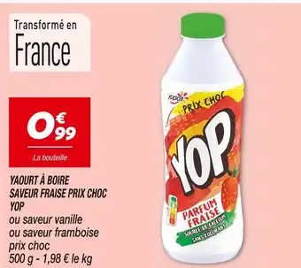 Netto YOPLAIT Yaourt à boire saveur fraise prix choc offre