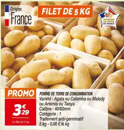 Netto Pomme de terre de consommation offre