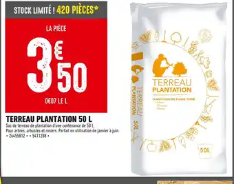 Batkor Terreau plantation 50 l offre