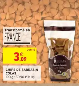 Intermarché COLAS Chips de sarrasin offre