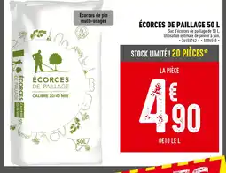 Batkor Écorces de paillage 50 L offre