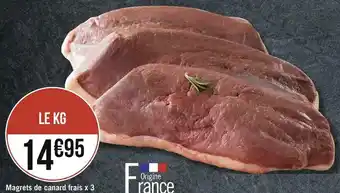 Magrets de canard frais x 3