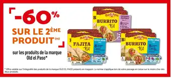 Netto OLD EL PASO -60% sur le 2ème produit sur les produits de la marque old el paso offre