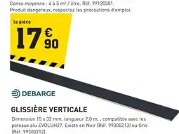 Tout faire matériaux DEBARGE Glissière verticale offre