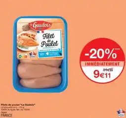 Monoprix Filets de poulet Le Gaulois offre