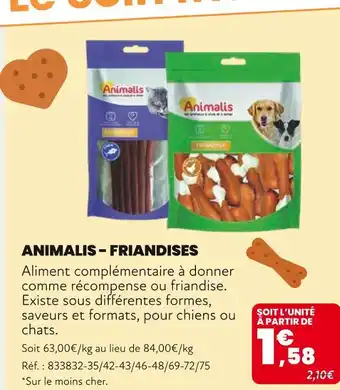 Animalis Animalis Friandises offre