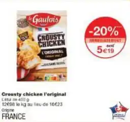 Monoprix Crousty chicken l'original offre