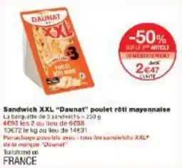 Monoprix Daunat offre