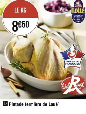 Loué pintade fermière de loué