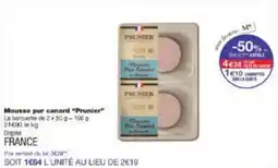 Monoprix Mousse pur canard Prunier offre