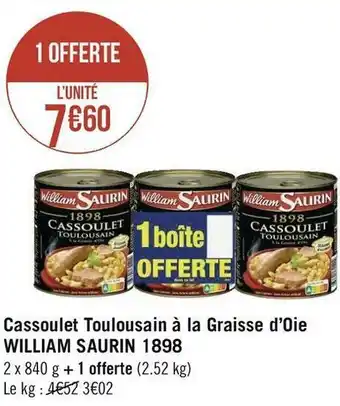 William saurin cassoulet toulousain à la graisse d’oie 1898