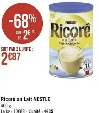 Nestlé ricoré au lait