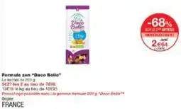 Monoprix Formule zen Daco Bello offre