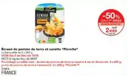 Monoprix Écrasé de pomme de terre et carotte Florette offre