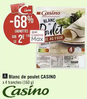 Casino blanc de poulet