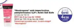 Monoprix Neutrogena anti-imperfection pamplemousse 0,5% Acide Sall Exfo offre