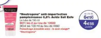 Monoprix Neutrogena anti-imperfection pamplemousse 0,5% Acide Sall Exfo offre