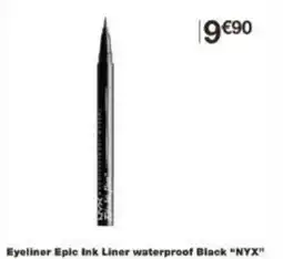 Monoprix Eyeliner Epic Ink Liner waterproof Black NYX offre