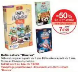 Monoprix Défis nature Bioviva offre