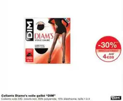 Monoprix Collants Diams's voile galbé DIM offre