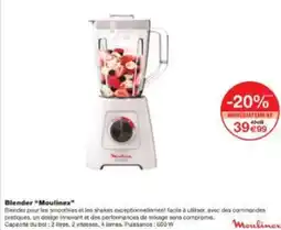 Monoprix Blender Moulinex offre